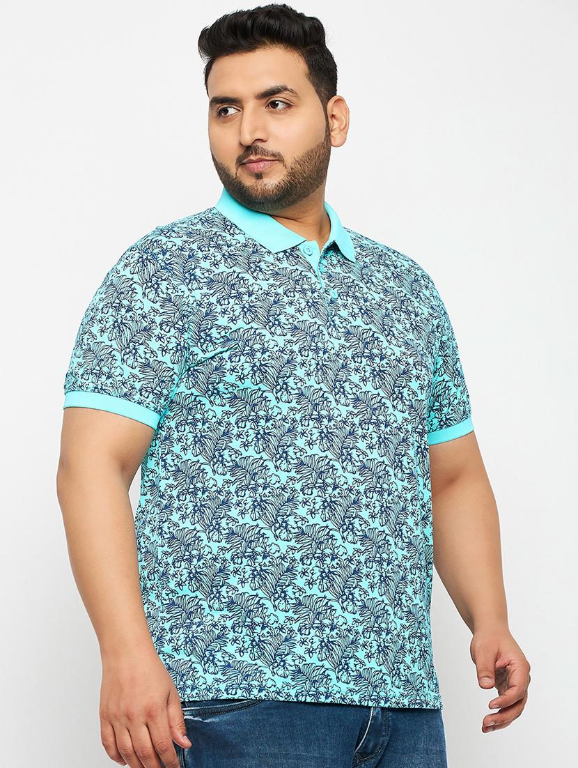 ai aqua polyester all over print tshirt - 20814529 -  Zoom Image - 0