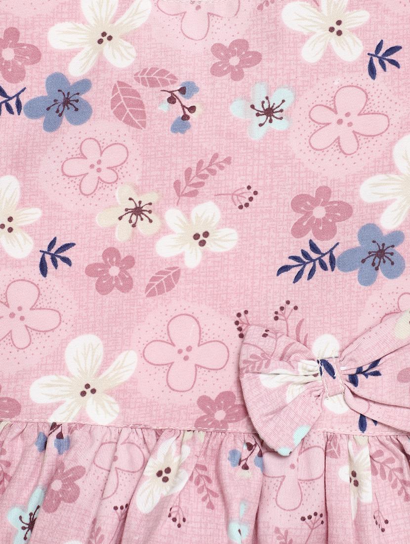 pink floral printed frock - 20815528 - Standard Image - 2