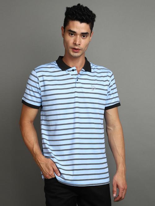 light blue cotton tshirt - 20815969 - Standard Image - 0