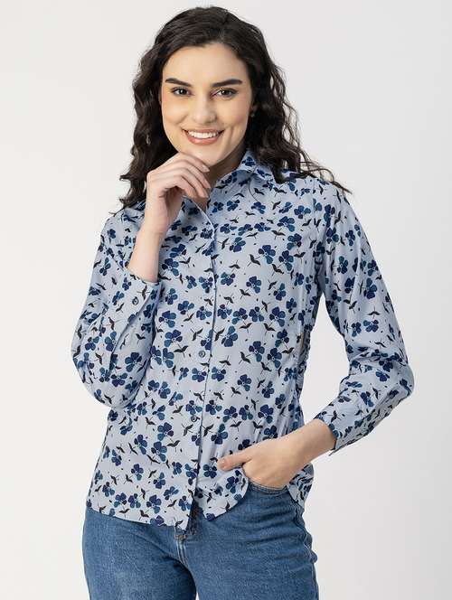 women floral print casual shirt - 20817274 -  Standard Image - 0
