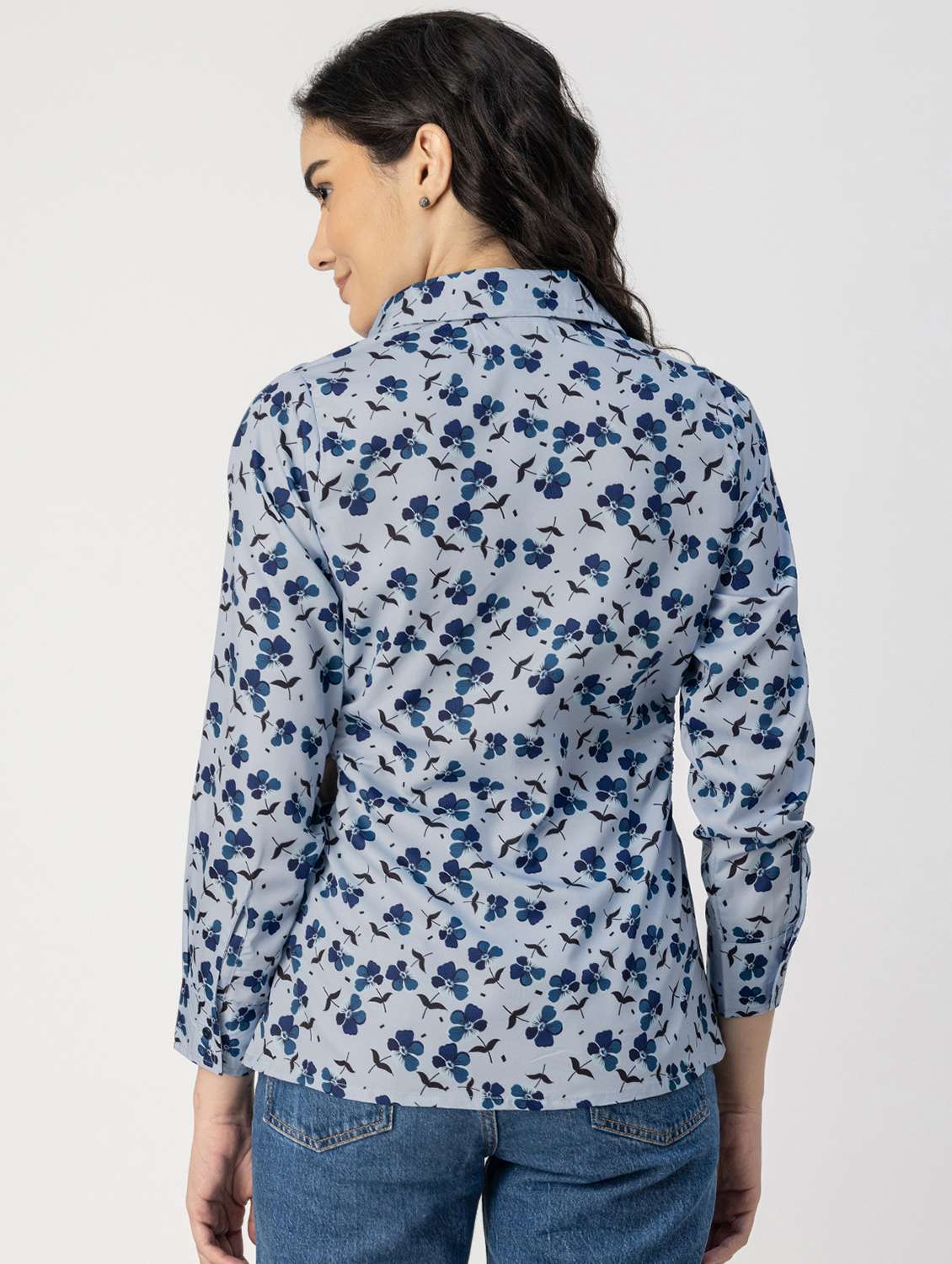 women floral print casual shirt - 20817274 -  Standard Image - 2