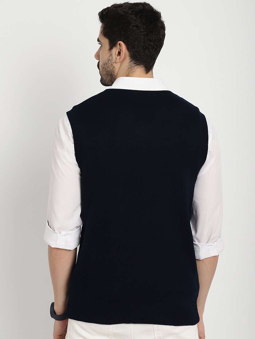 men acrylic sleeveless pullover - 20817780 -  Standard Image - 2