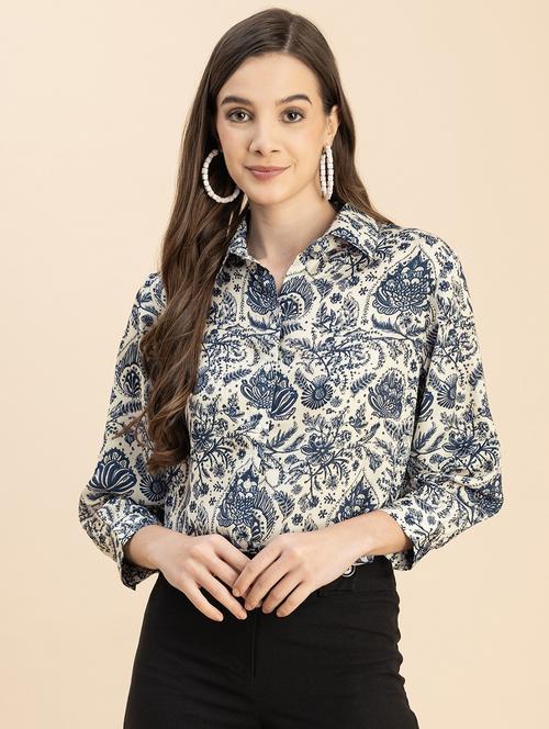women floral print casual shirt - 20817921 -  Standard Image - 0