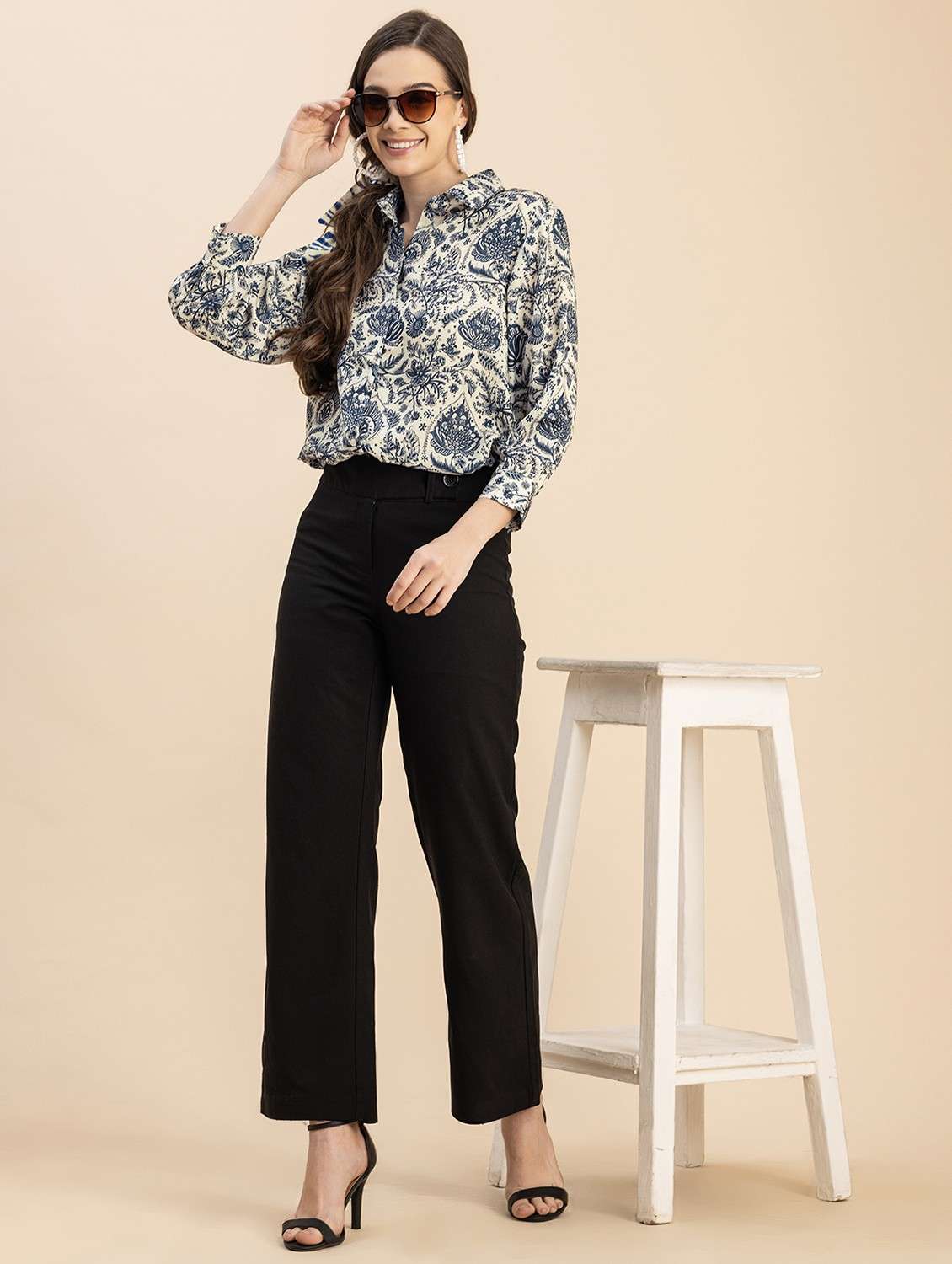 Women Floral Print Casual Shirt