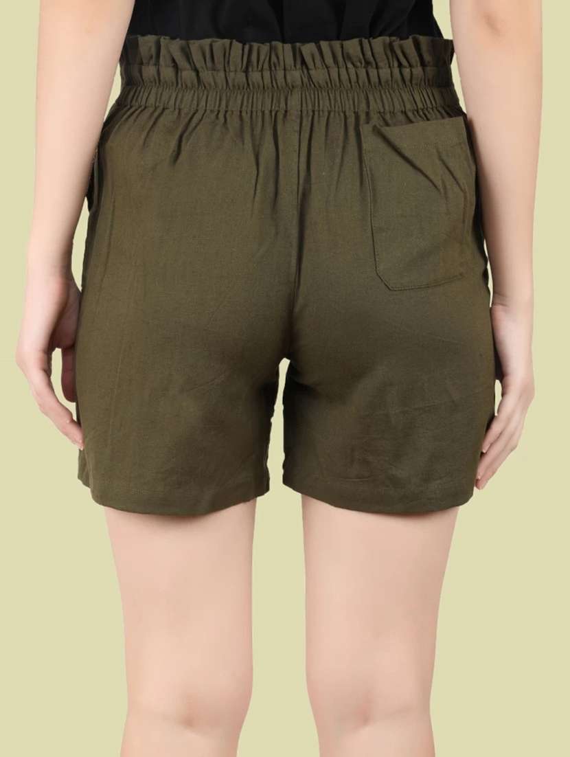 green solid regular short - 20825342 - Standard Image - 2