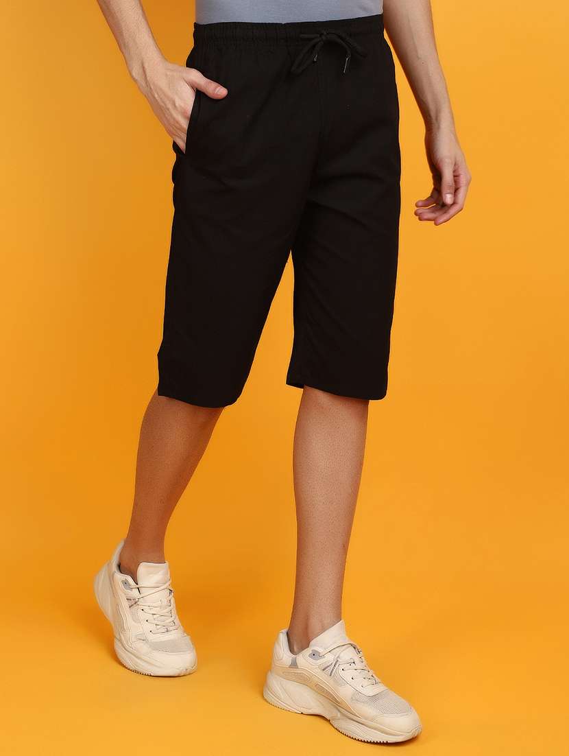 men cotton solids shorts - 20825638 -  Standard Image - 2