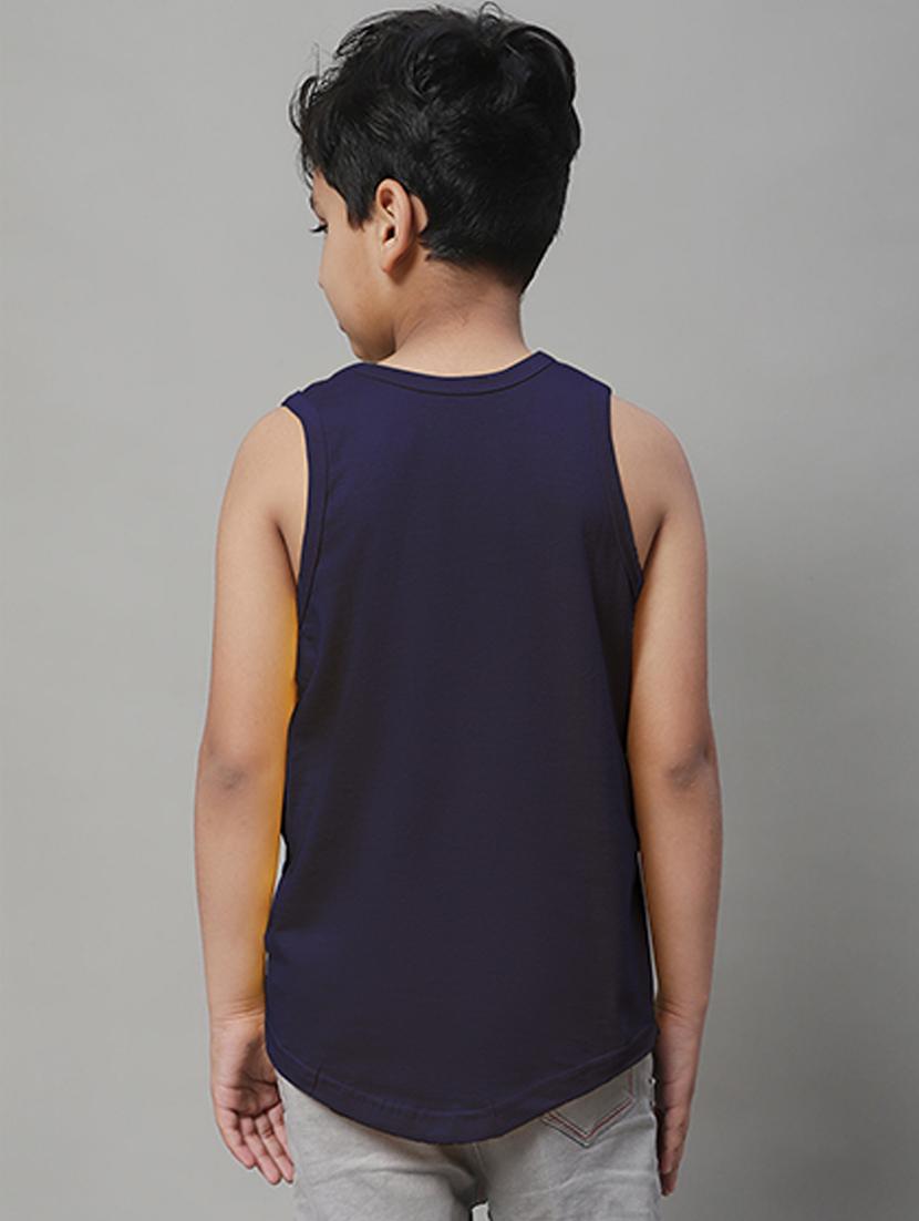 boys typography print vest - 20826859 - Standard Image - 2