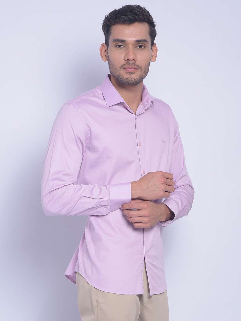 pink cotton casual shirt