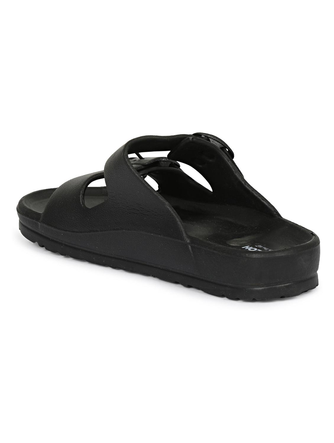 black eva slip on flip flops - 20830722 - Standard Image - 2