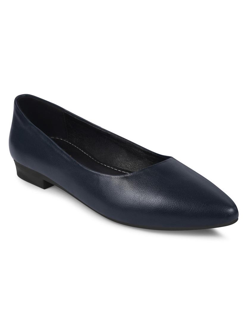 women navy blue slip on ballerina - 20831276 - Standard Image - 2