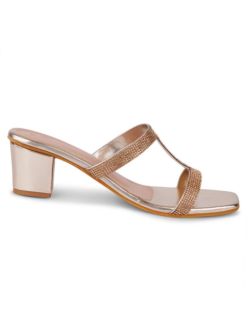 women slip on block heel sandal - 20831288 - Standard Image - 2