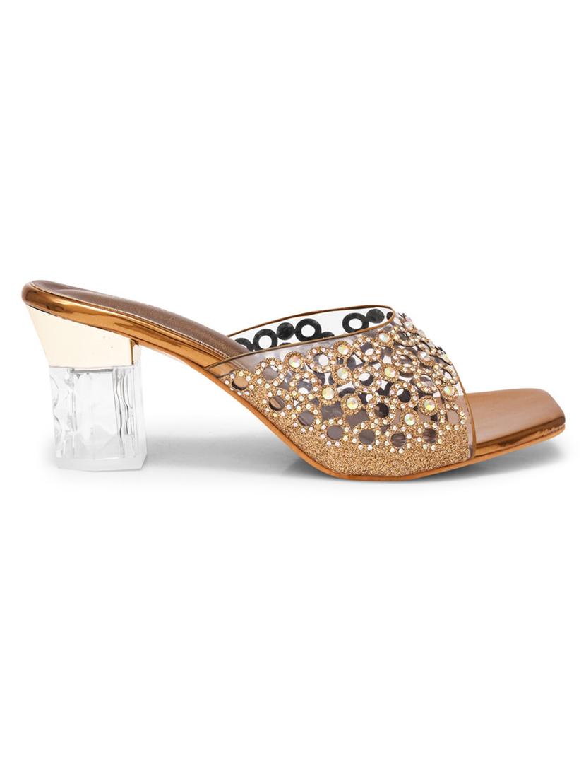 women slip on block heel sandal - 20831295 - Standard Image - 2