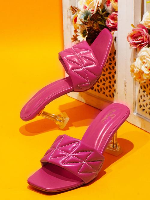 women slip on heel sandal - 20831303 - Standard Image - 0