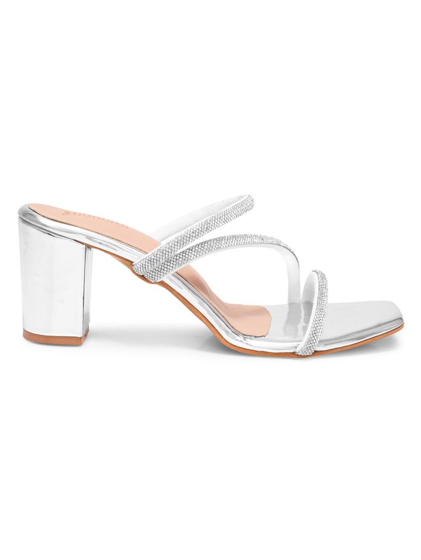 women slip on block heel sandal - 20831308 - Standard Image - 2