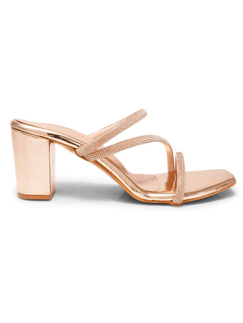 women slip on block heel sandal - 20831309 - Standard Image - 2
