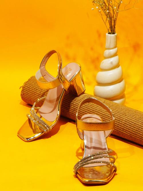 women back strap block heel sandal - 20831310 - Standard Image - 0