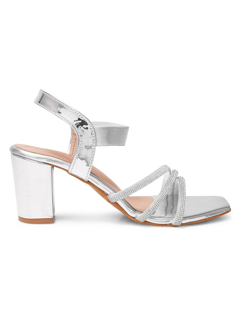 women back strap block heel sandal - 20831311 - Standard Image - 2
