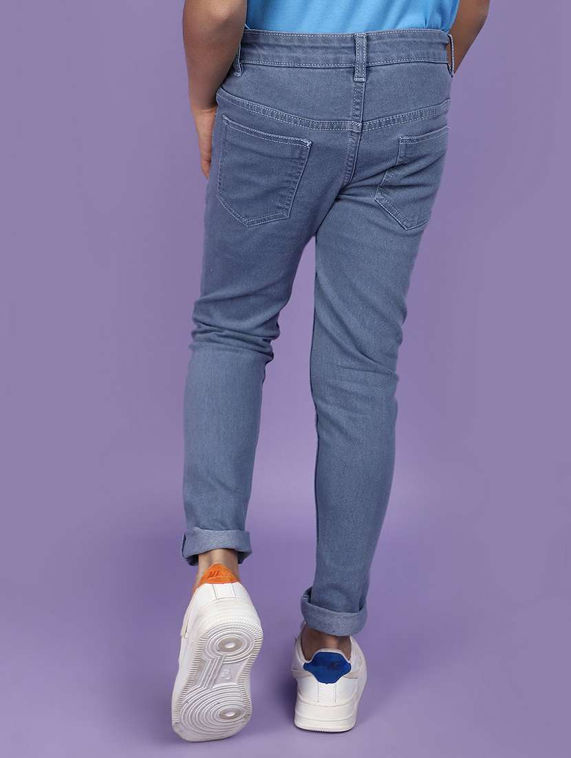 solid light blue denim jeans - 20831572 -  Standard Image - 2
