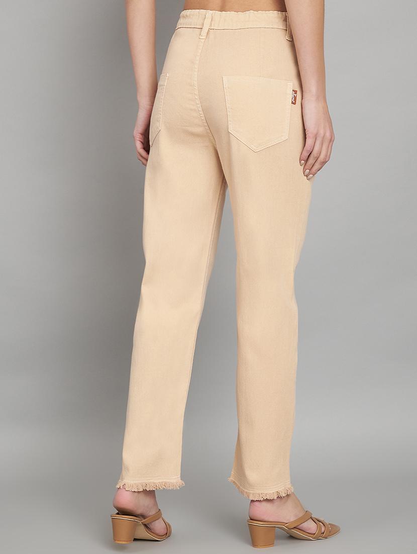 women plain straight fit jeans - 20832001 - Standard Image - 2