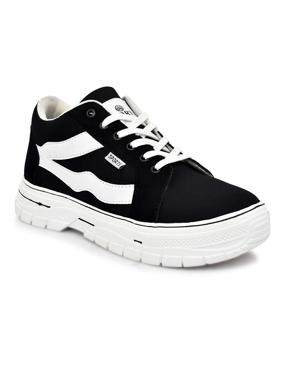 black fabric lace up shoes - 20832114 -  Zoom Image - 0