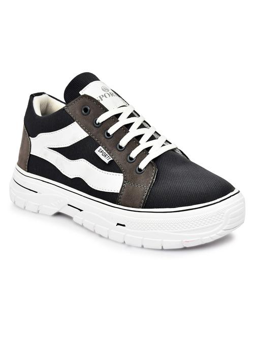 grey fabric lace up shoes - 20832115 -  Standard Image - 0