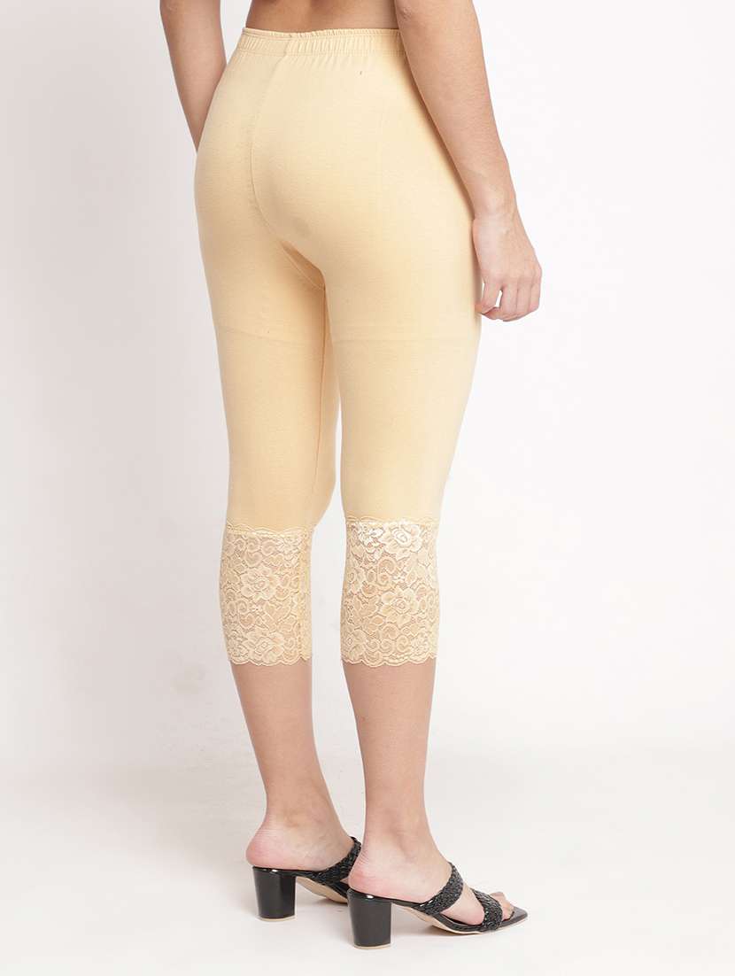 women mid rise solid capri - 20838218 -  Standard Image - 2