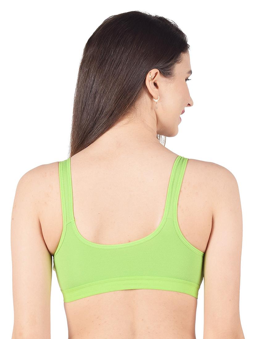 women color block sports bra - 20838683 - Standard Image - 2