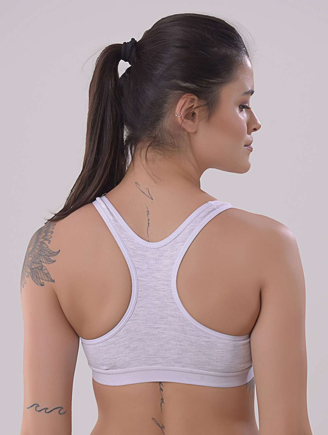 women solid sports bra - 20838699 - Standard Image - 2
