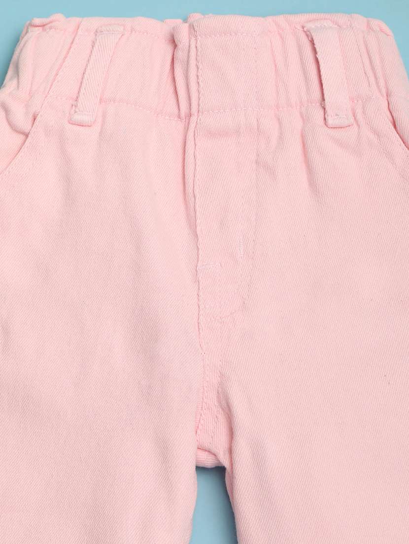 pink denim plain jeans - 20839451 -  Standard Image - 2