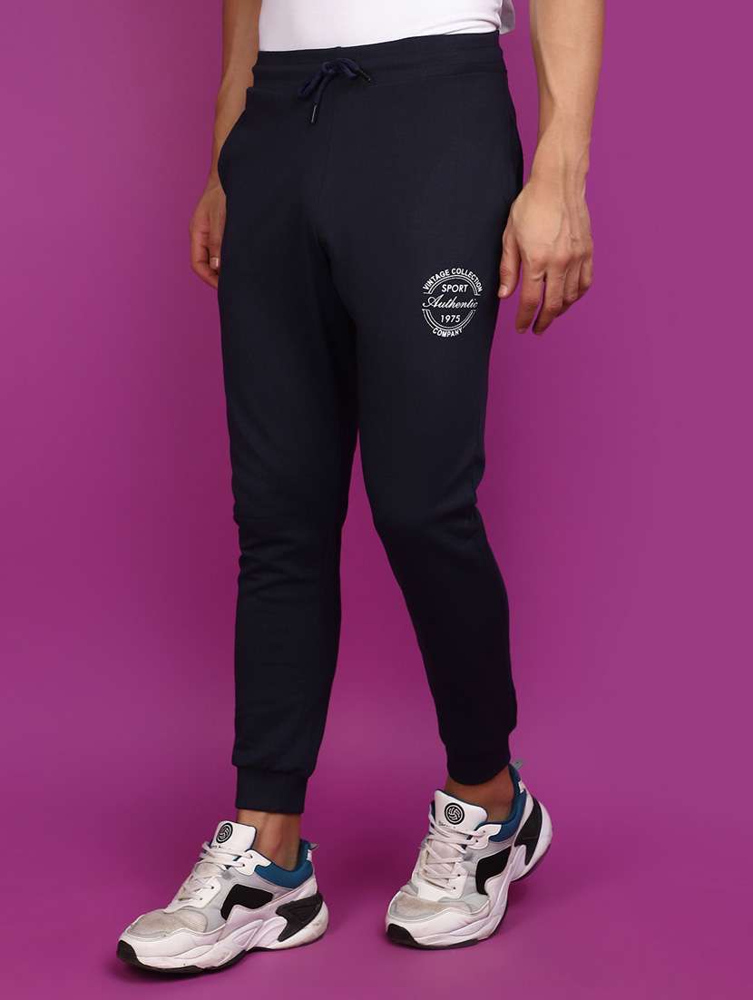 men solid mid rise full length jogger - 20839463 -  Standard Image - 2