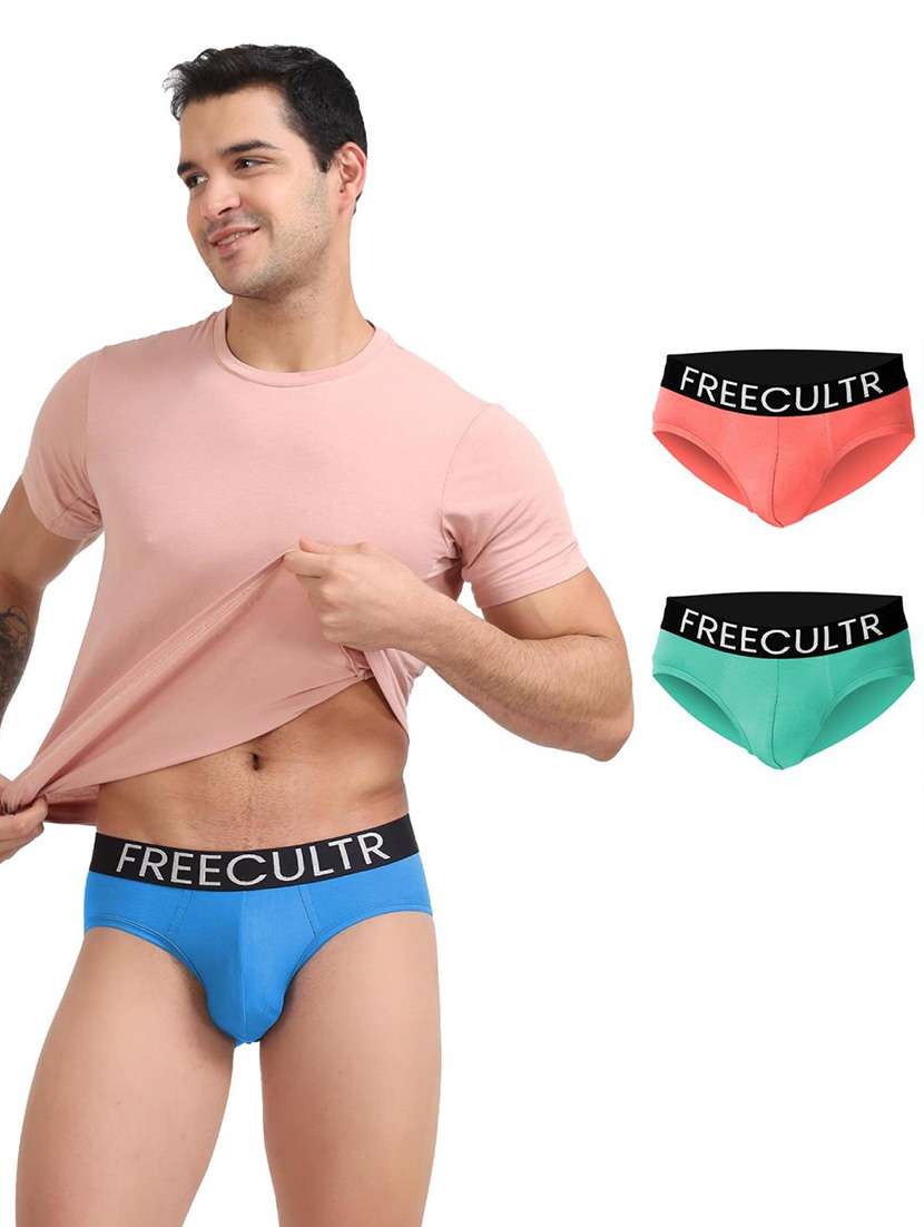 men pack of 3 pure cotton hipster briefs - 20839990 -  Standard Image - 7