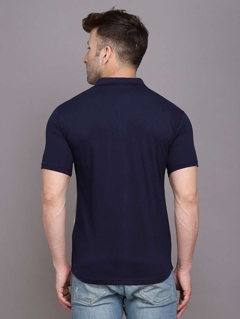 men color block cotton casual shirt - 20840675 -  Standard Image - 2