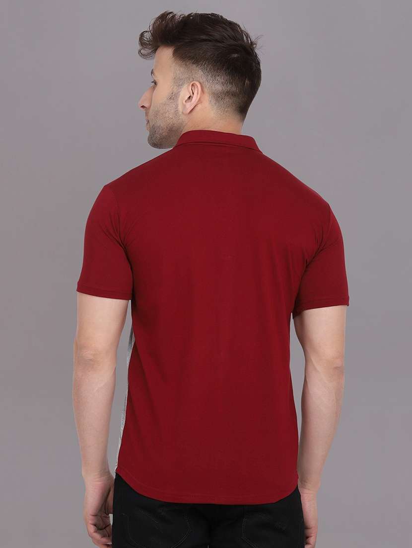 men color block cotton casual shirt - 20840676 -  Standard Image - 2