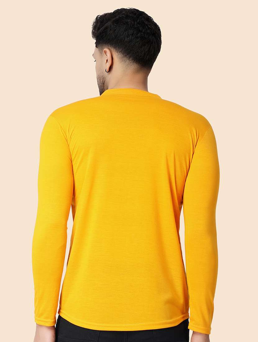 yellow cotton blend casual shirt - 20840691 - Standard Image - 2