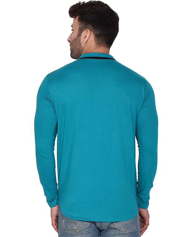 men collared placement printed casual shirt - 20840705 -  Standard Image - 2