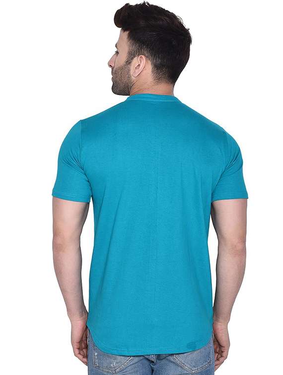 men placement print cotton t-shirt - 20840778 -  Standard Image - 2