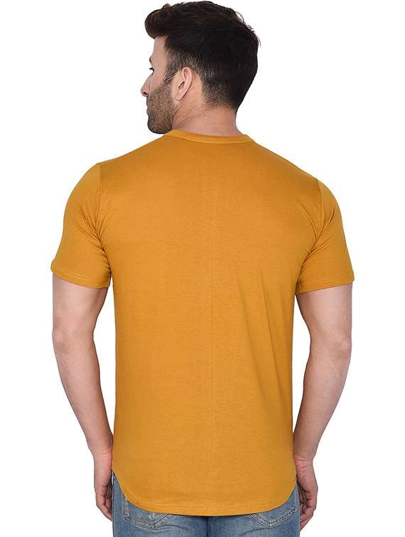 men mandarin neck placement printed casual shirt - 20840792 -  Standard Image - 2