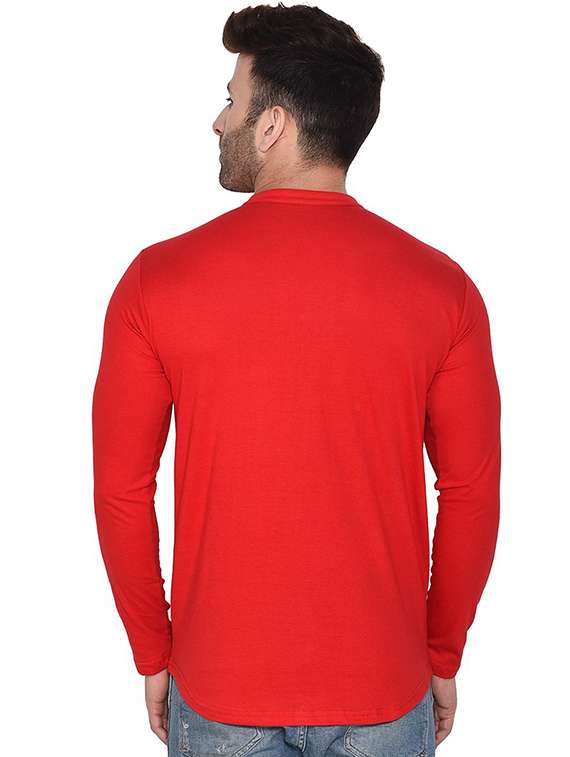 men mandarin neck placement printed casual shirt - 20840812 -  Standard Image - 2