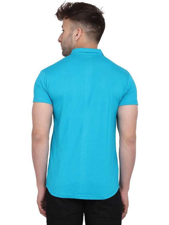 men collared color block casual shirt - 20840940 -  Standard Image - 2