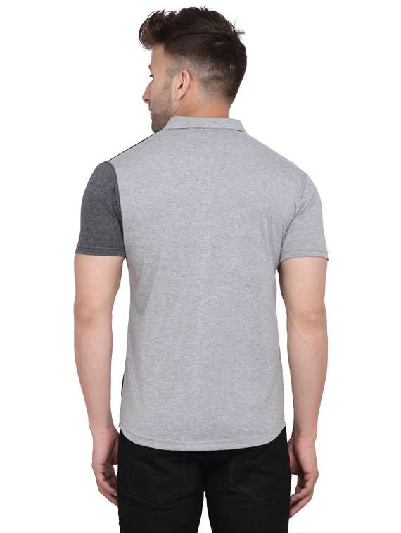 men collared color block casual shirt - 20840943 -  Standard Image - 2