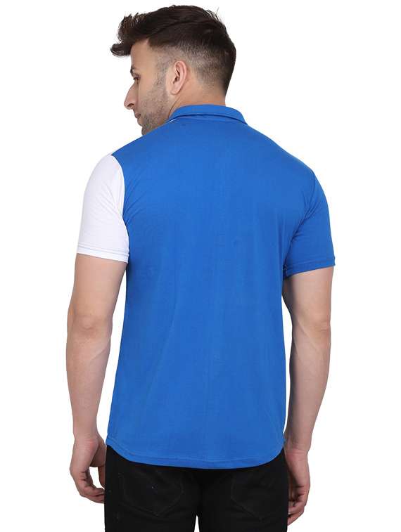 men collared color block casual shirt - 20840945 -  Standard Image - 2