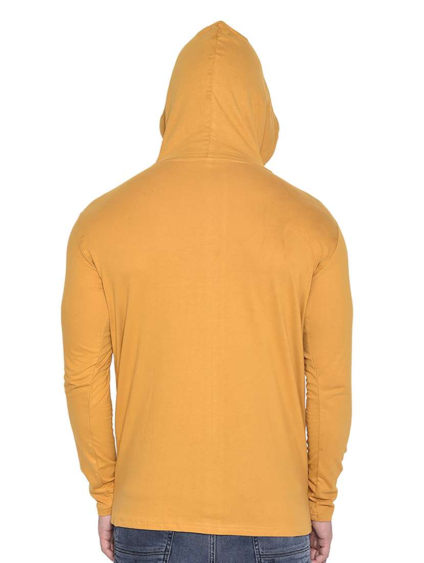 yellow cotton blend casual shirt - 20841104 - Standard Image - 2