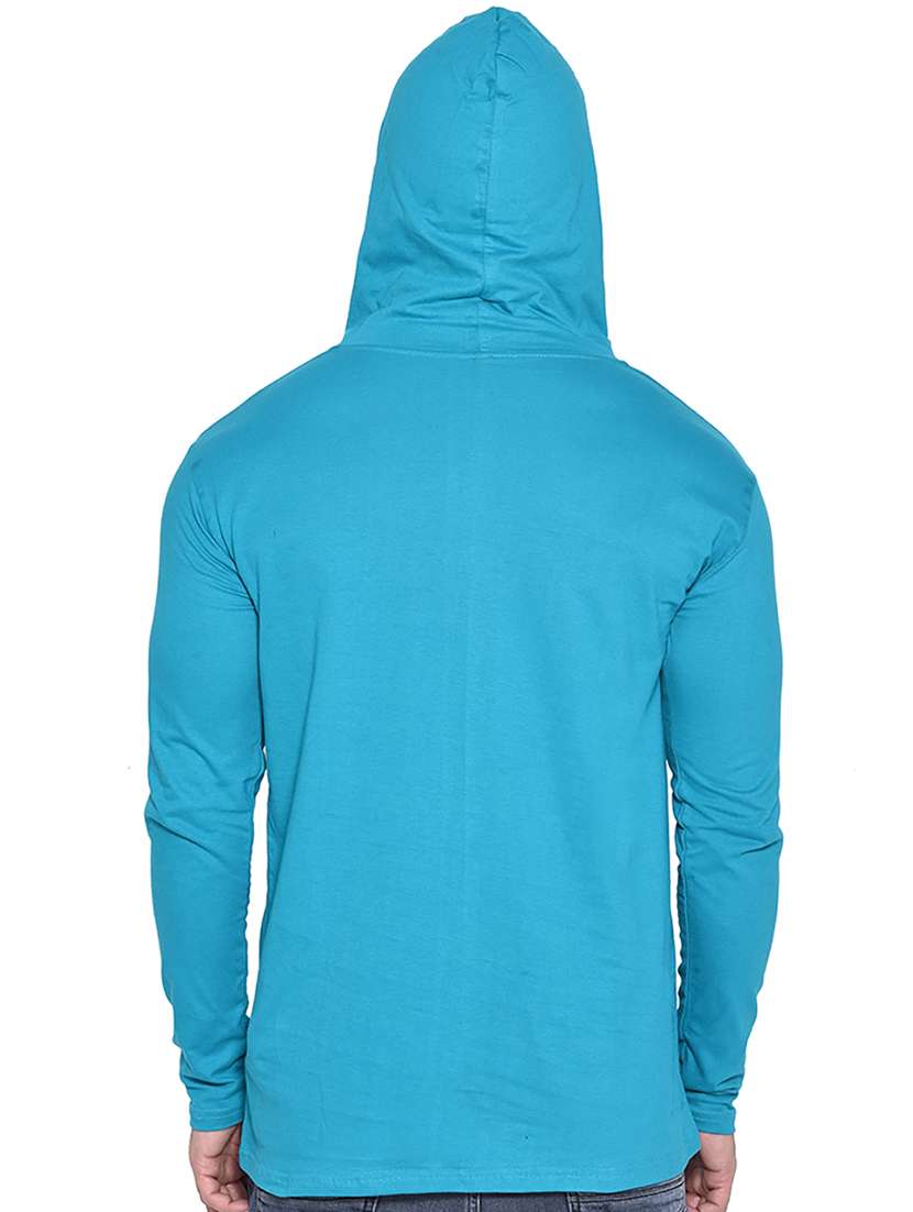 turquoise cotton blend casual shirt - 20841108 -  Standard Image - 2