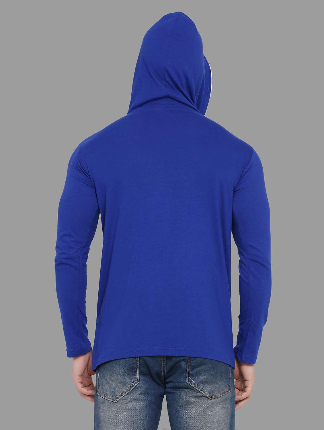 blue cotton blend plain t-shirt - 20841292 -  Standard Image - 2