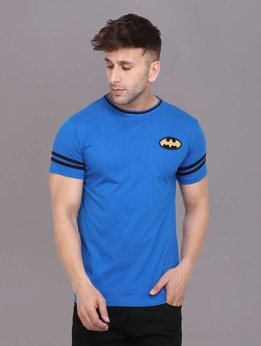 men tapped short sleeves t-shirt