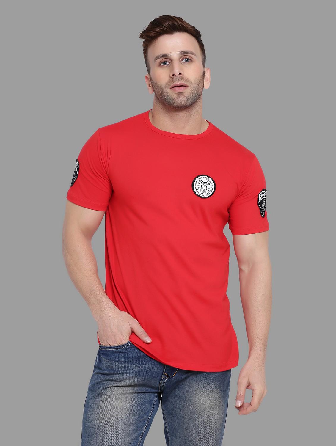 round neck solid t-shirt 