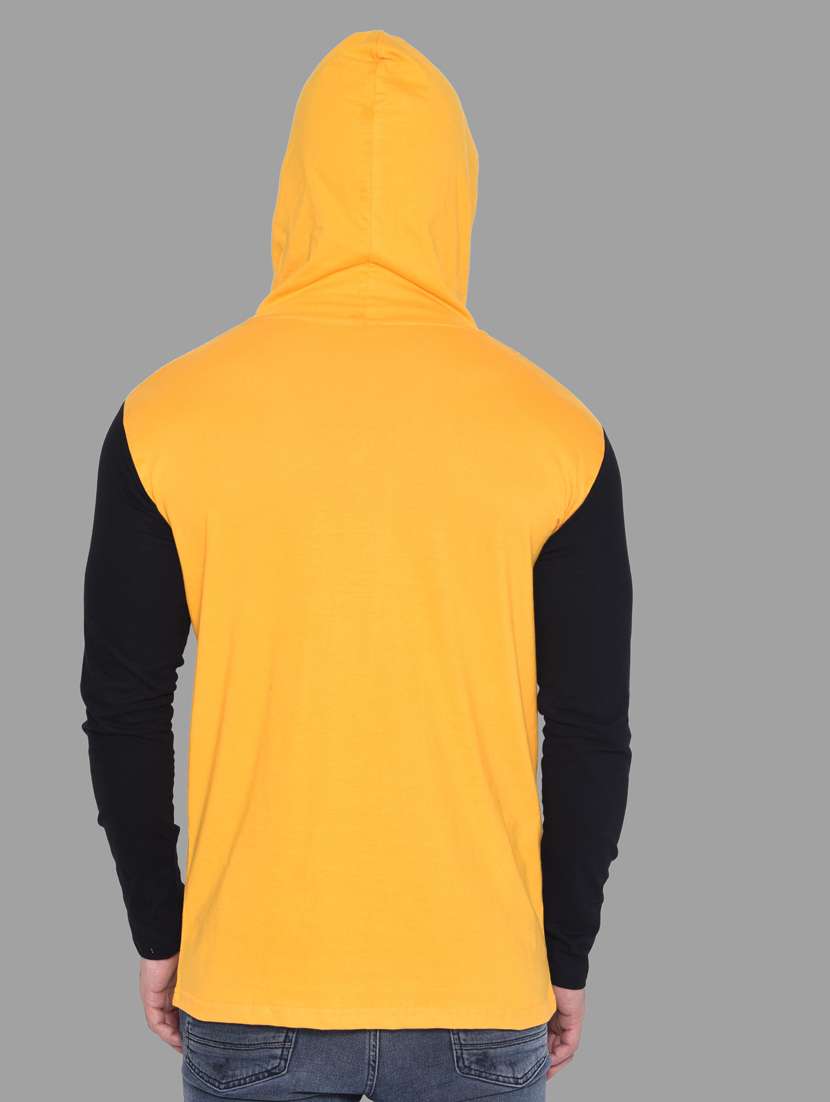 mustard & navy cotton blend t-shirt - 20841369 -  Standard Image - 2