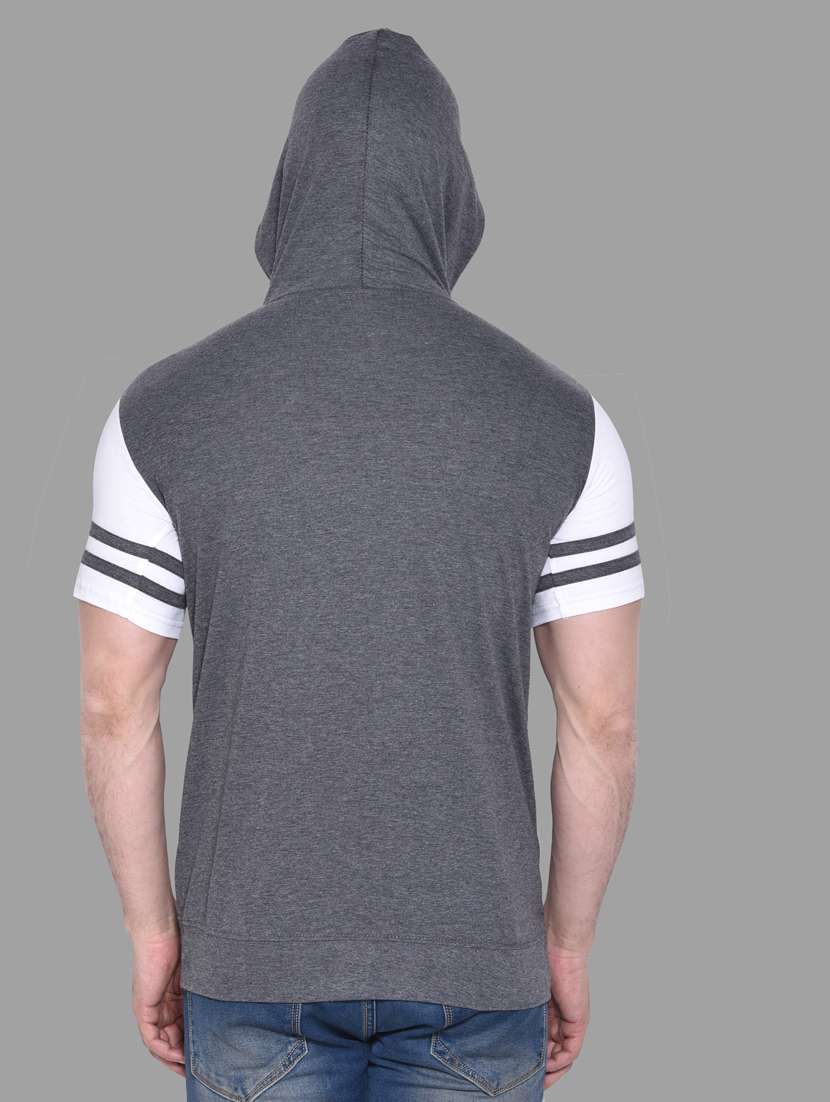 grey cotton blend t t-shirt - 20841379 -  Standard Image - 2