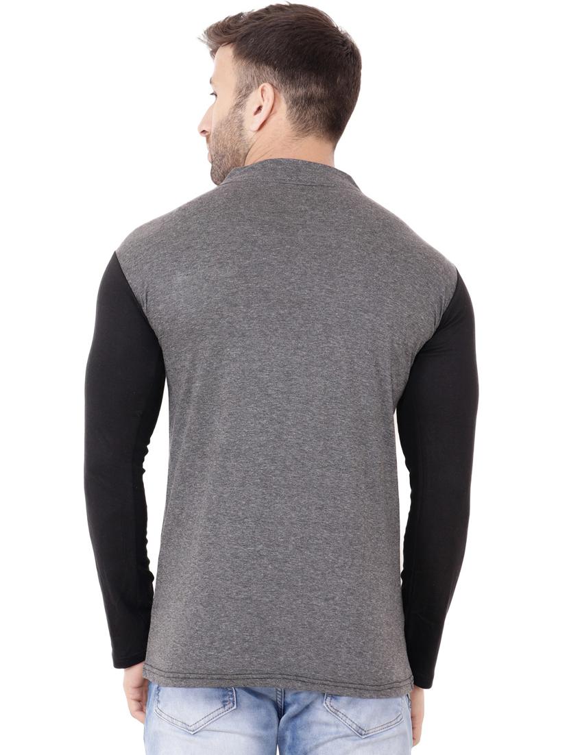 grey cotton blend t-shirt - 20841421 - Standard Image - 2