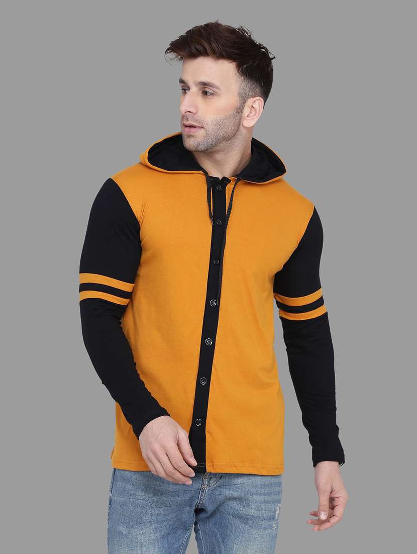 brown cotton blend t-shirt